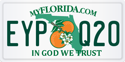 FL license plate EYPQ20