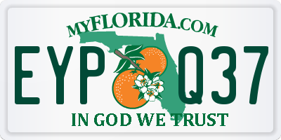 FL license plate EYPQ37
