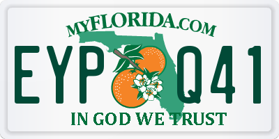 FL license plate EYPQ41