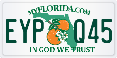 FL license plate EYPQ45