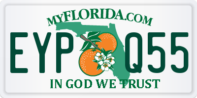 FL license plate EYPQ55