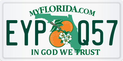 FL license plate EYPQ57
