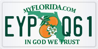 FL license plate EYPQ61