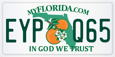 FL license plate EYPQ65