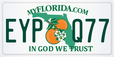 FL license plate EYPQ77
