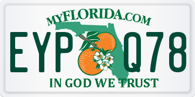 FL license plate EYPQ78