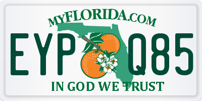 FL license plate EYPQ85
