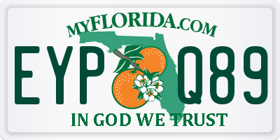 FL license plate EYPQ89