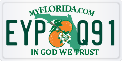FL license plate EYPQ91