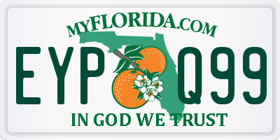 FL license plate EYPQ99