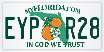 FL license plate EYPR28