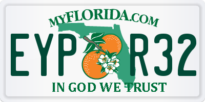 FL license plate EYPR32