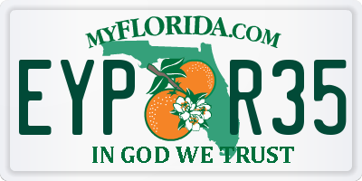 FL license plate EYPR35