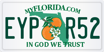 FL license plate EYPR52