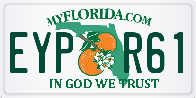 FL license plate EYPR61