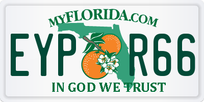 FL license plate EYPR66