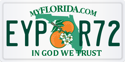 FL license plate EYPR72