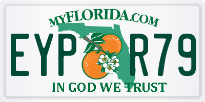 FL license plate EYPR79