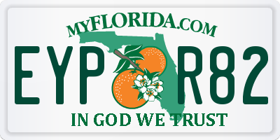 FL license plate EYPR82
