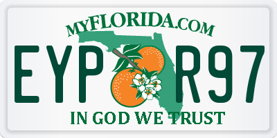 FL license plate EYPR97