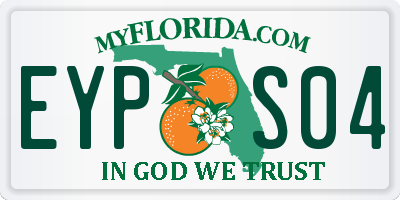 FL license plate EYPS04