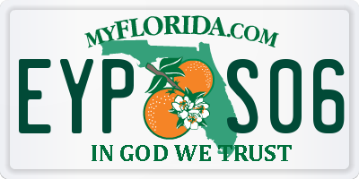 FL license plate EYPS06