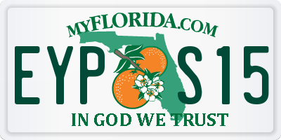 FL license plate EYPS15