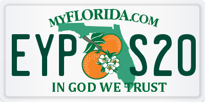 FL license plate EYPS20