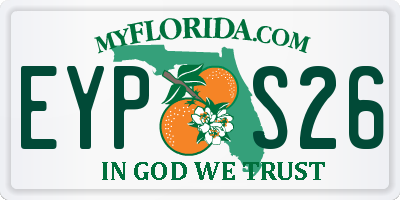 FL license plate EYPS26