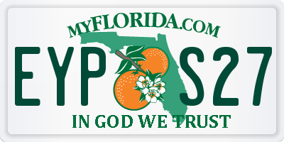 FL license plate EYPS27