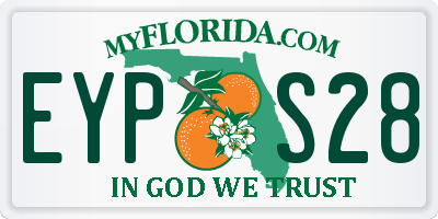 FL license plate EYPS28