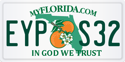 FL license plate EYPS32