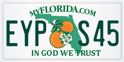 FL license plate EYPS45