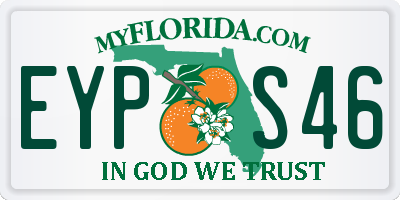 FL license plate EYPS46