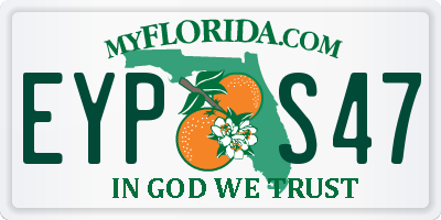 FL license plate EYPS47