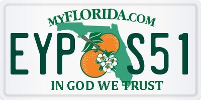 FL license plate EYPS51
