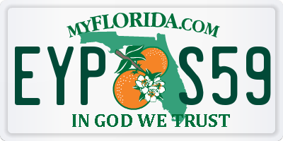 FL license plate EYPS59