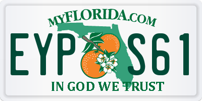 FL license plate EYPS61