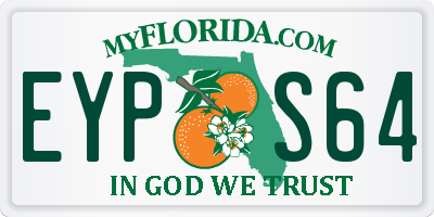 FL license plate EYPS64