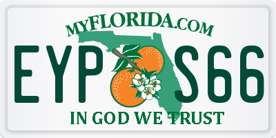 FL license plate EYPS66