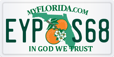 FL license plate EYPS68