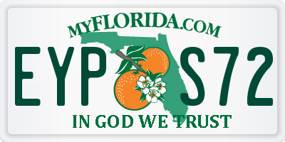 FL license plate EYPS72