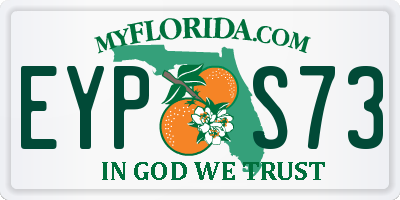 FL license plate EYPS73