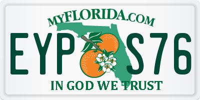 FL license plate EYPS76