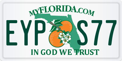 FL license plate EYPS77