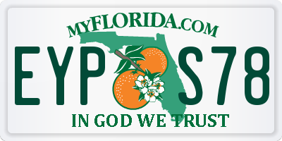FL license plate EYPS78