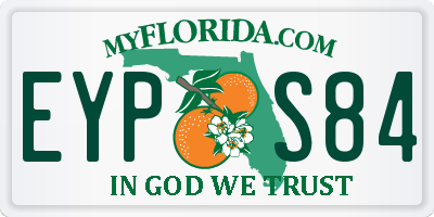 FL license plate EYPS84