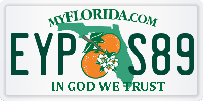 FL license plate EYPS89