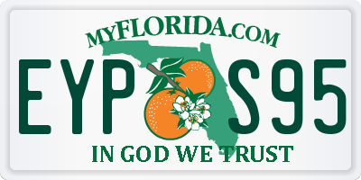 FL license plate EYPS95
