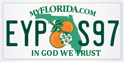 FL license plate EYPS97